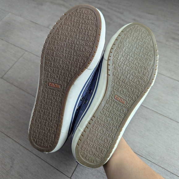 Taos blue Moc Star canvas shoes size 8 - Picture 9 of 13